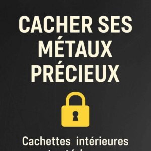 Couverture de la fiche téléchargeable « Cacher ses métaux précieux » au format PDF – Bibliothèque de l’Apocalypse