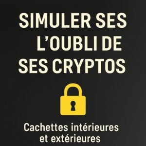 Simuler la perte ou l’oubli de ses cryptos en cas de menace