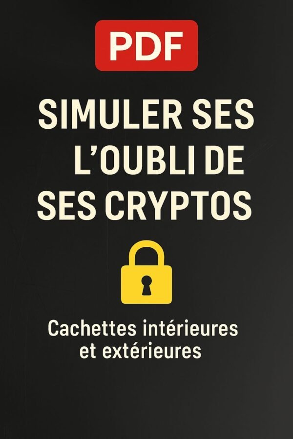 Simuler la perte ou l’oubli de ses cryptos en cas de menace