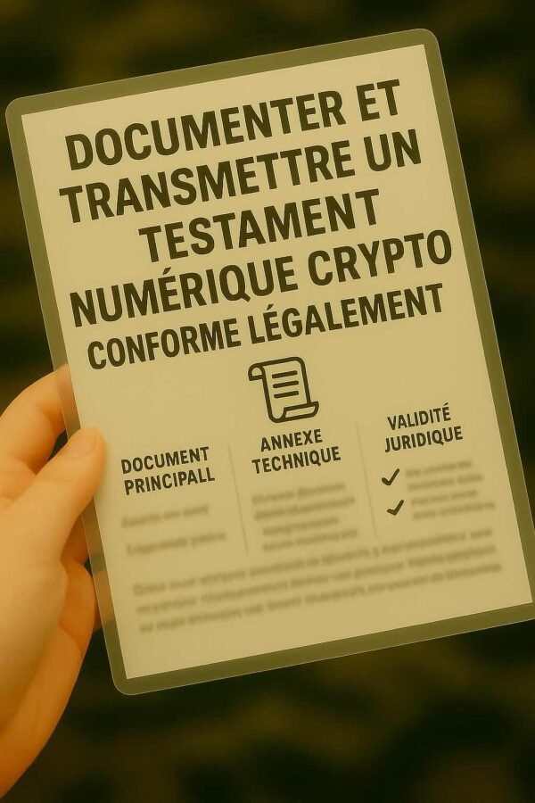 📜 Fiche pratique — Transmettre un testament crypto valide et sécurisé – Image 3