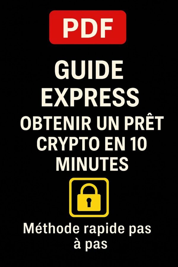 Miniature fiche téléchargeable Guide Express : obtenir un prêt crypto en 10 minutes, PDF avec check-list et explications détaillées