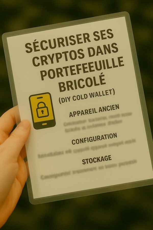 🔒 Sécuriser ses cryptos dans un portefeuille physique bricolé (DIY Cold Wallet) – Image 2