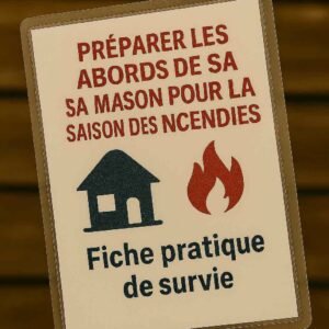 Préparer les abords de sa maison pour la saison des incendies — Fiche pratique de prévention