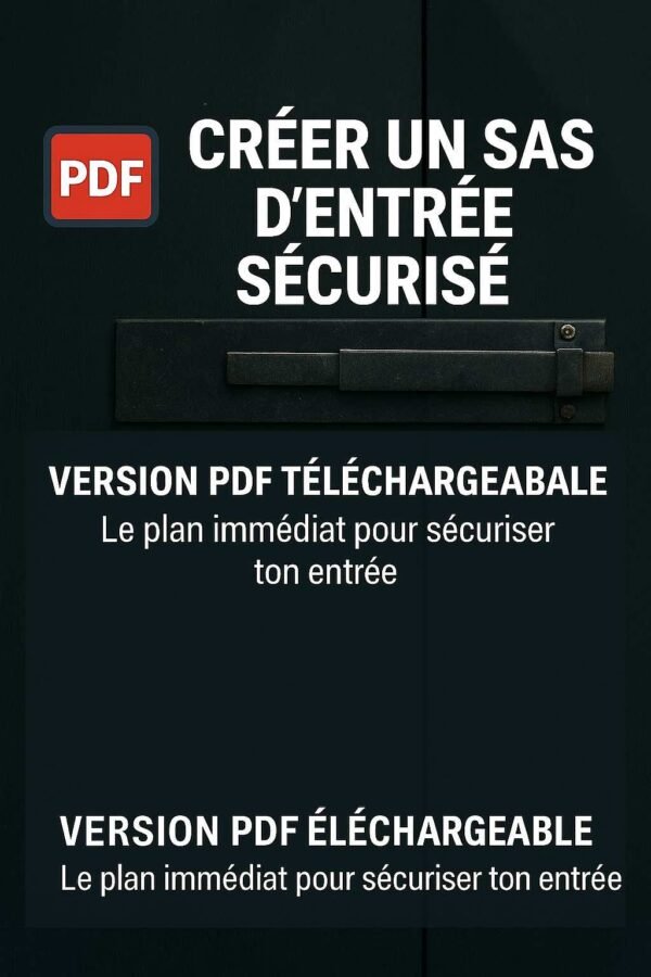 Illustration de la fiche PDF à télécharger “Créer un sas d’entrée sécurisé” pour contrôler les accès sans se mettre en danger